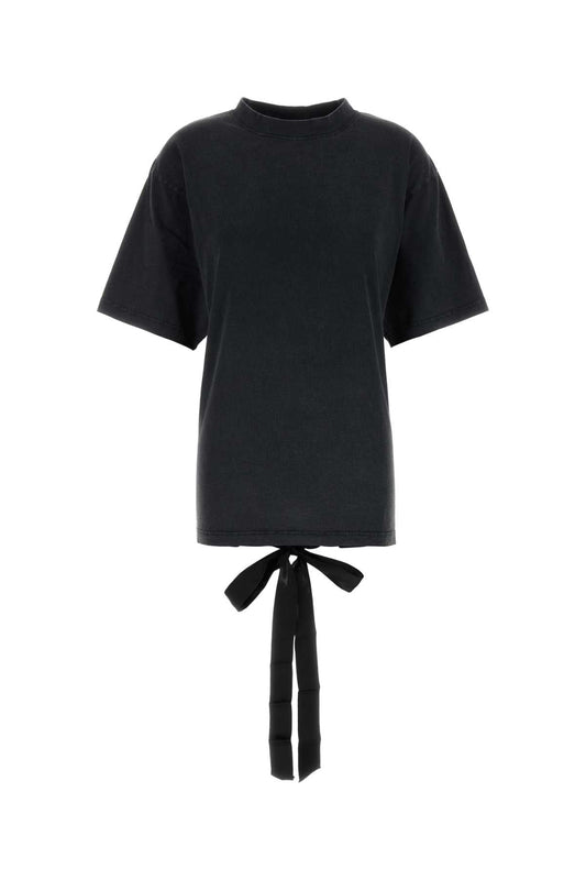 Balenciaga バレンシアガグラファイトコットンTシャツ - Image 1