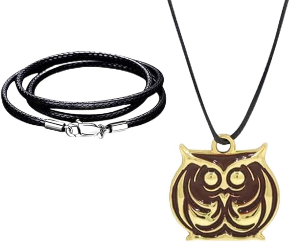 Nishikigi Chisato Necklace, Owl Pendant, Simple, Stylish, Fashionable, Cute, Collar, Hypoallergenic, Accessory, Popular, Anime, Character, Moe Goods, Cosplay Accessory, Lycoris Recoil Goods, Unisex