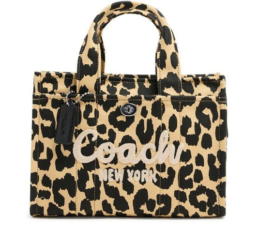COACH Cargo 26 レオパード トートバッグ - Image 1