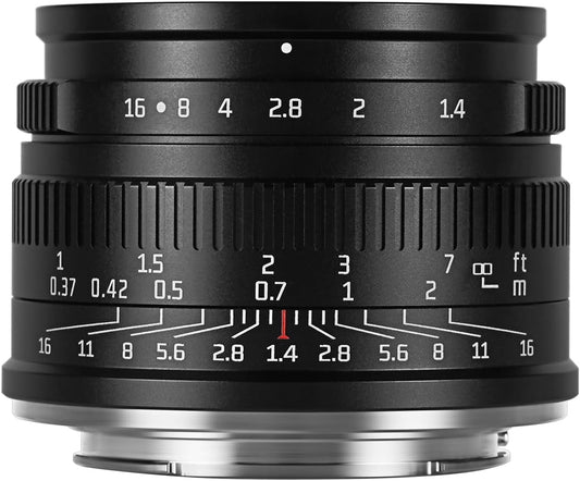 7artisans 35mm F1.4 Mark II APS-C Manual Focus Fixed Lens Large Aperture Compatible Canon R Mount Mirrorless Camera R RP R5 R6