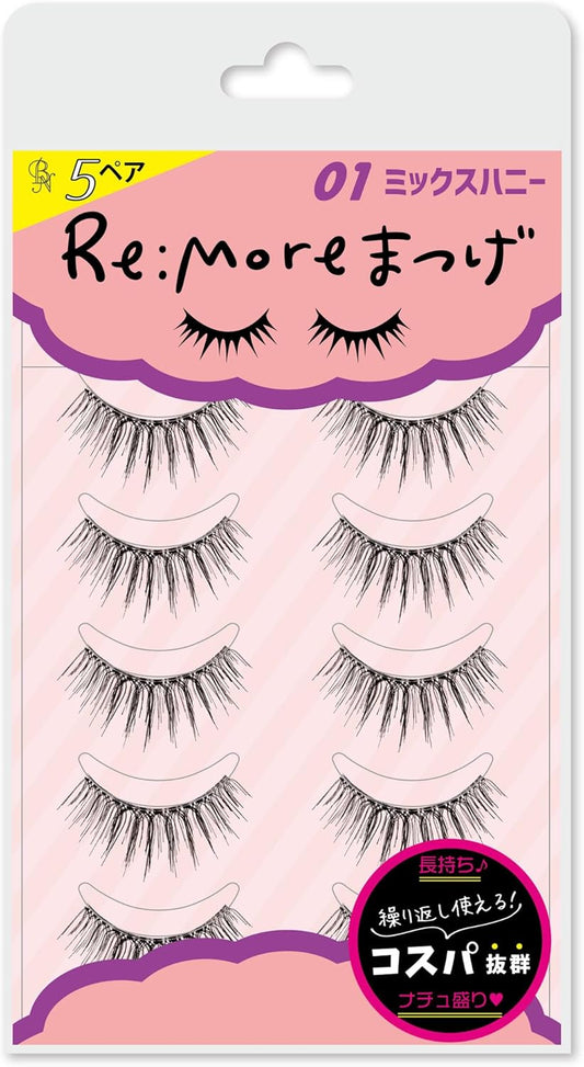 BN Limo Eyelashes RRME-01 Mixed Honey (5 Pairs)