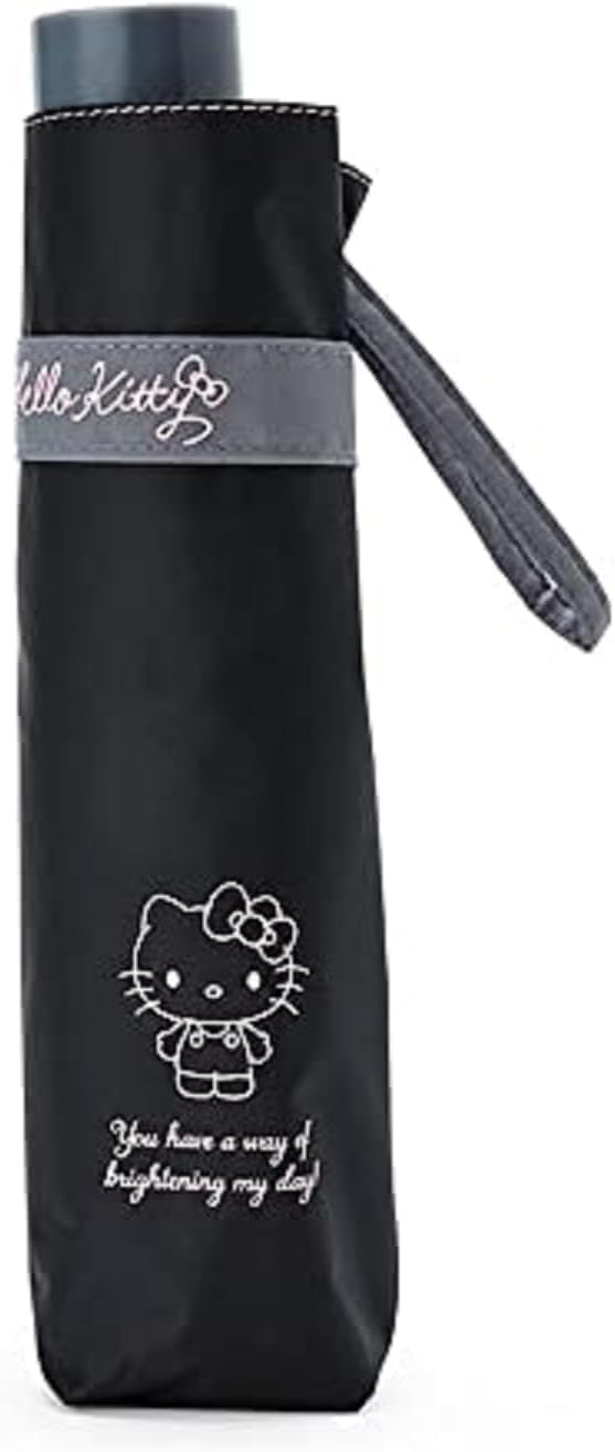 Sanrio 833746 Hello Kitty Folding Umbrella for Rain or Sun
