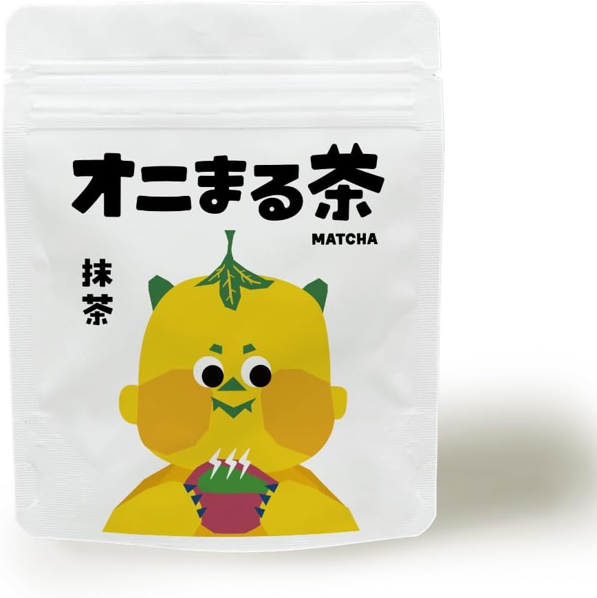 Onimarucha, Authentic Matcha, 1.8 oz (50 g) (Approx. 30 Cups) (1 Bag), Made in Japan, No Pesticides, Additive-free, Powder, Powder, Healthy Life, Metal Detector Tested, Maniwa City, Pesticide-free