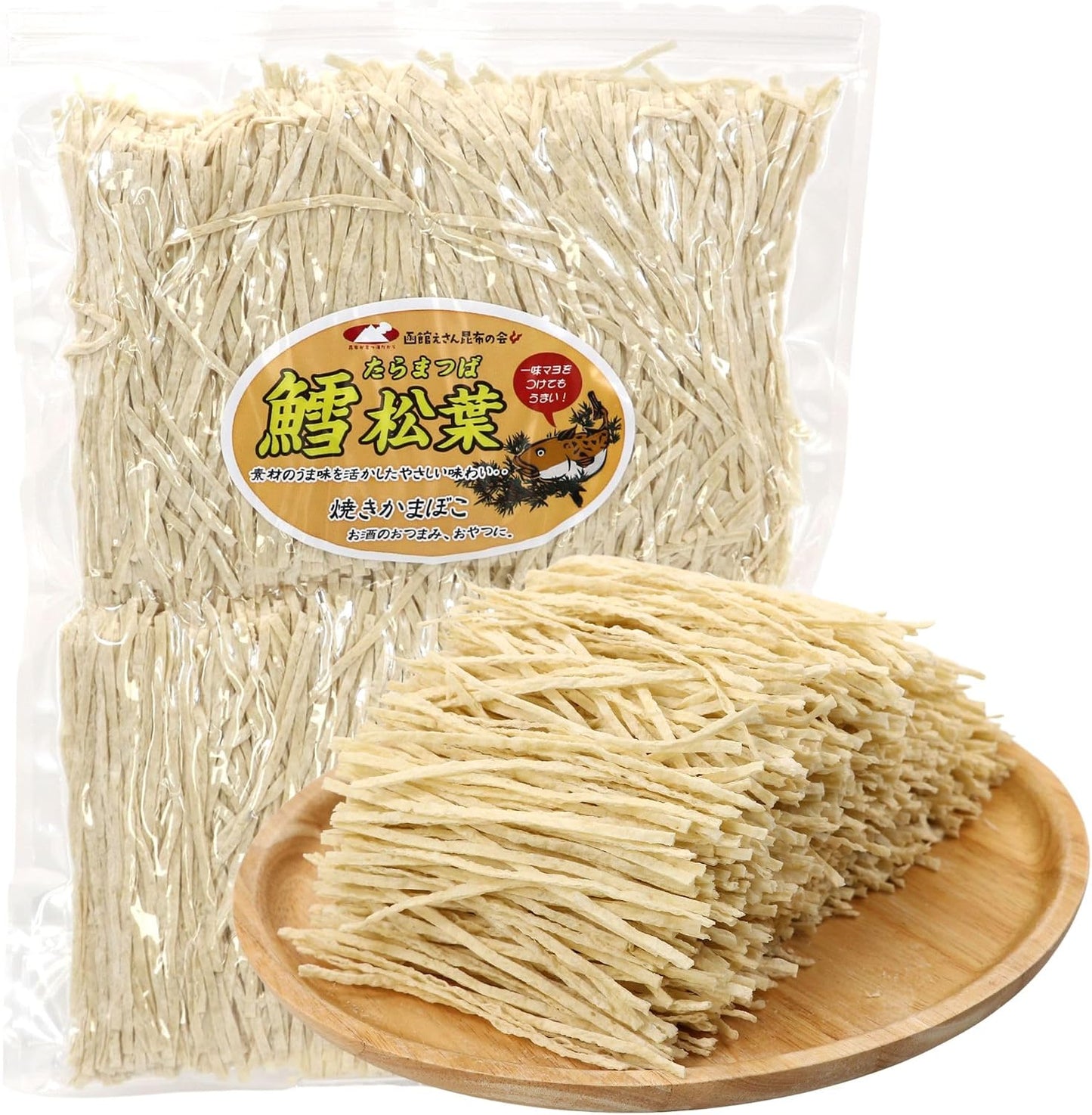 Hakodate Esan Kombu Association Grilled Kamaboko Taramatsuba 400g (B1) in Ziplock Bag, Vacuum Packed - Grilled Kamaboko, Yakikama, Tara Matsuba, Snack, Appetizer, Commercial Use, Cod, Grilled
