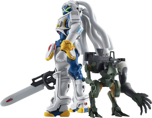 Robot Spirits OVERMAN King Gainer King Gainer & Gachiko, Approx. 5.1 inches (130 mm), ABS, PVC & PET Pre-painted Action Figure