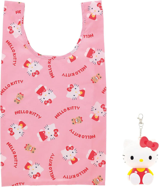 Marushin Eco Bag with Pouch, Sanrio, Recycled Polyester, Silicone Case, Eco Bag