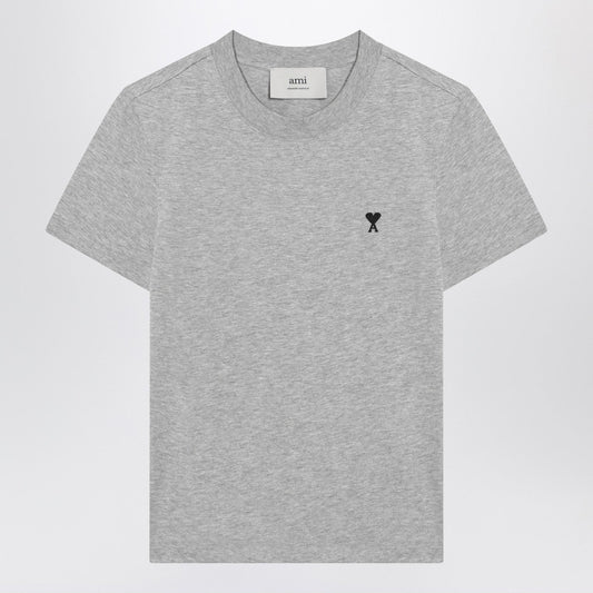 Ami Paris Ami De Coeur Gray Tシャツ - Image 1