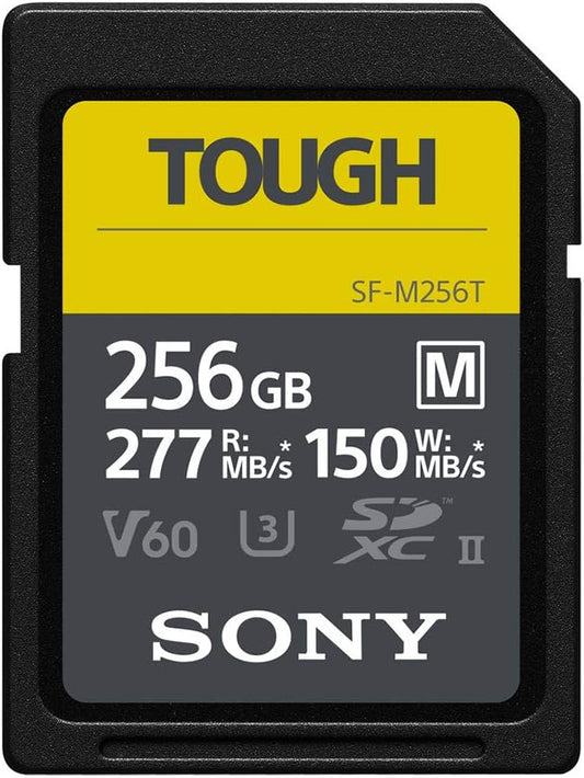 Sony SDXC 256GB Memory Card SF-M256T Class 10 UHS-II Compatible Tough