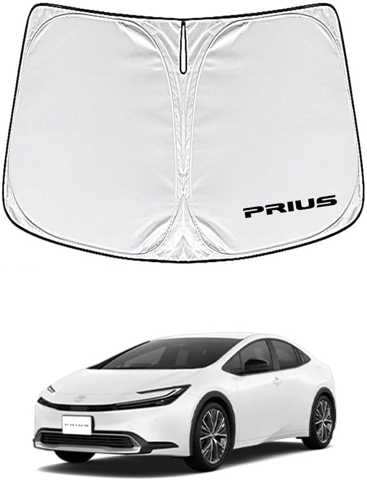 Toyota New Prius 60 Series Improved Front Sun Shade PRIUS Blackout Curtain Shade Car One Touch Window Glass Cover Set Car Overnight Goods Dress Up Parts Car Shade Custom Parts Accessories