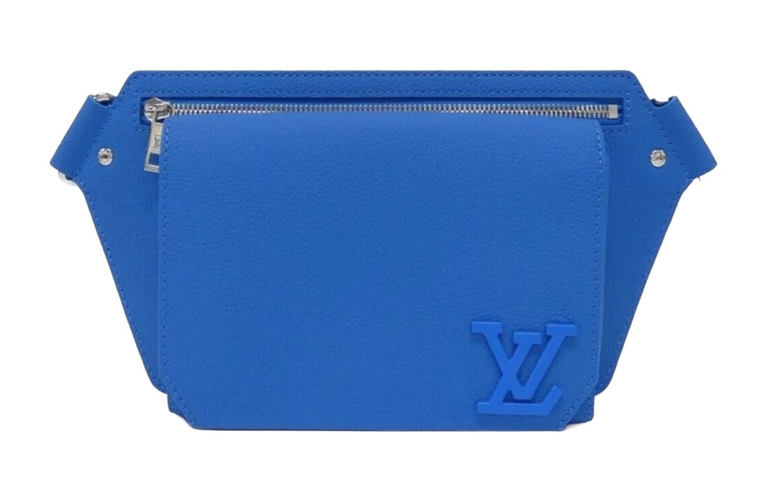LOUIS VUITTON 'BLUE CALFSKIN' SLING BAG