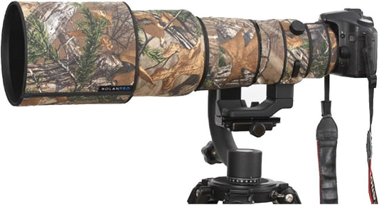 Rolanpro Lens Cover, Camouflage Coat for Telephoto Lens Compatible with SIGMA 500mm F/4 DG OS HSM Sports, Triple Layer Protection, jungle camouflage, Modern