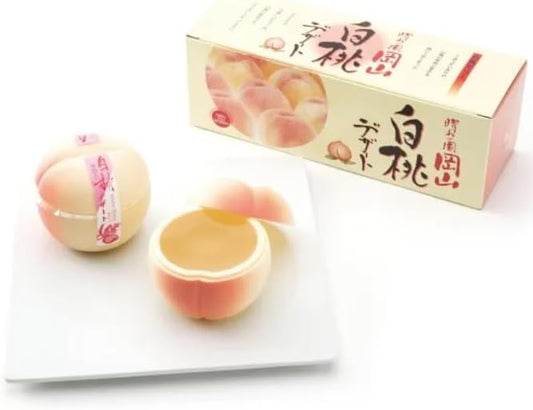 White Peach Dessert 3 Pieces Okayama Souvenir Jelly Gift
