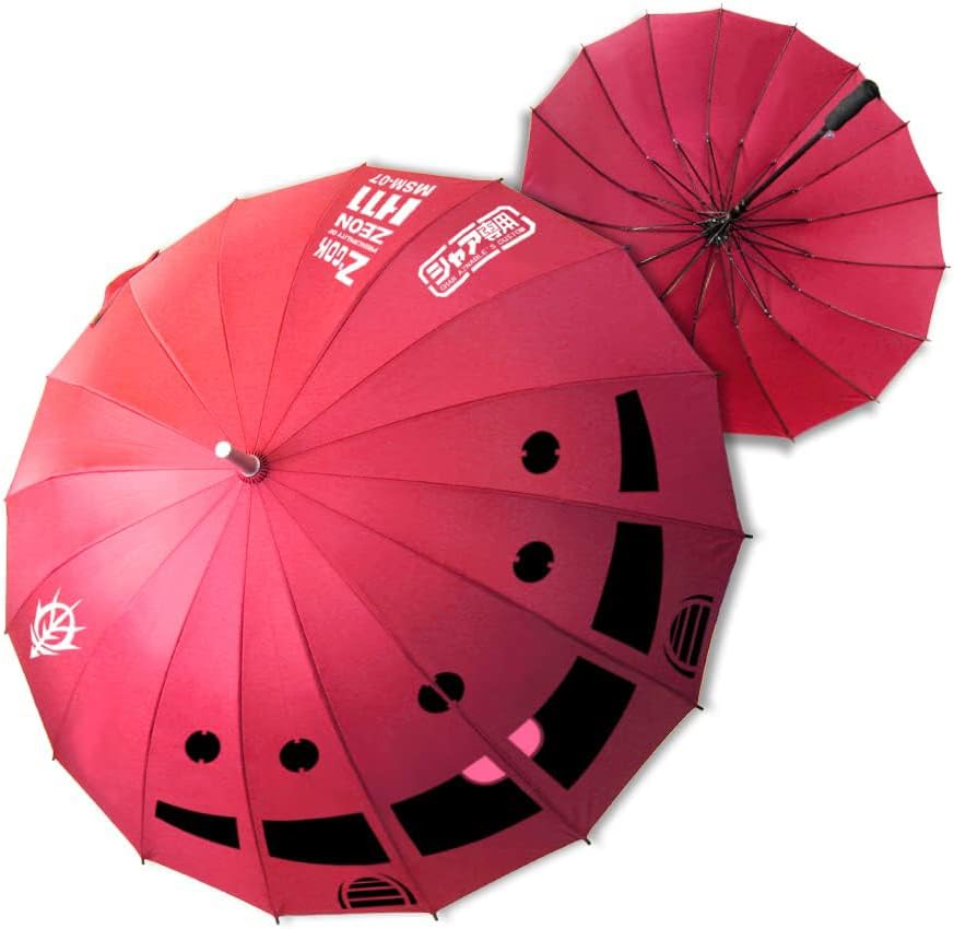 Mobile Suit Gundam: The Witch from Mercury Related Folding Umbrella, 16-Rib Manual, Anime, Large Size, Windproof, Rain or Shine, For Car Use, For Business Use, UV Protection, Popular, Stylish