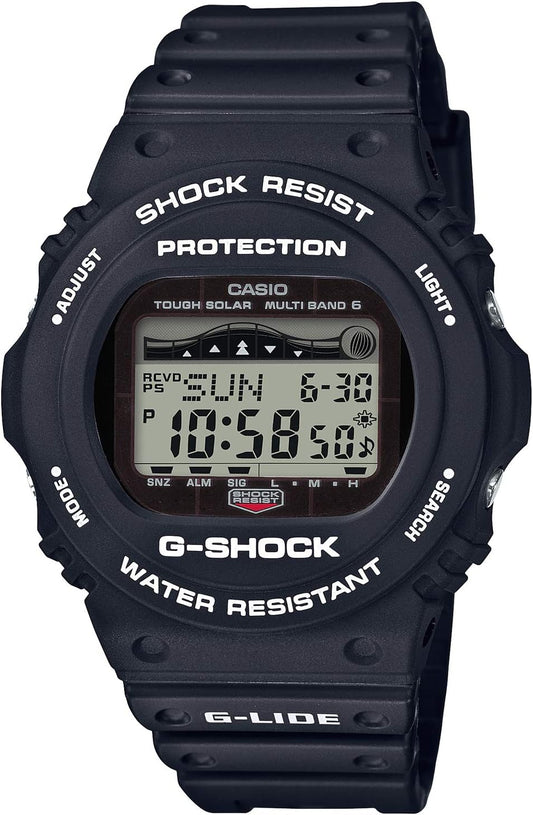 Casio G-SHOCK GWX-5700CS-1JF G-LIDE Watch, Tough & Sturdy Construction, Solar Radio, Men’s