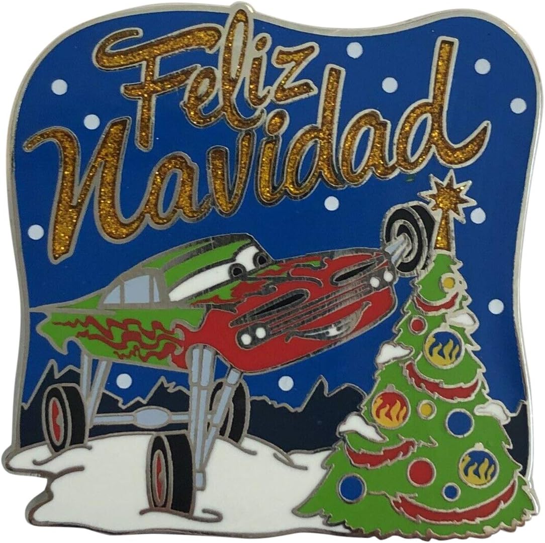 Disney Parks Ramone Cars Pin Navidad y vacaciones - Feliz Navidad, No es una piedra preciosa