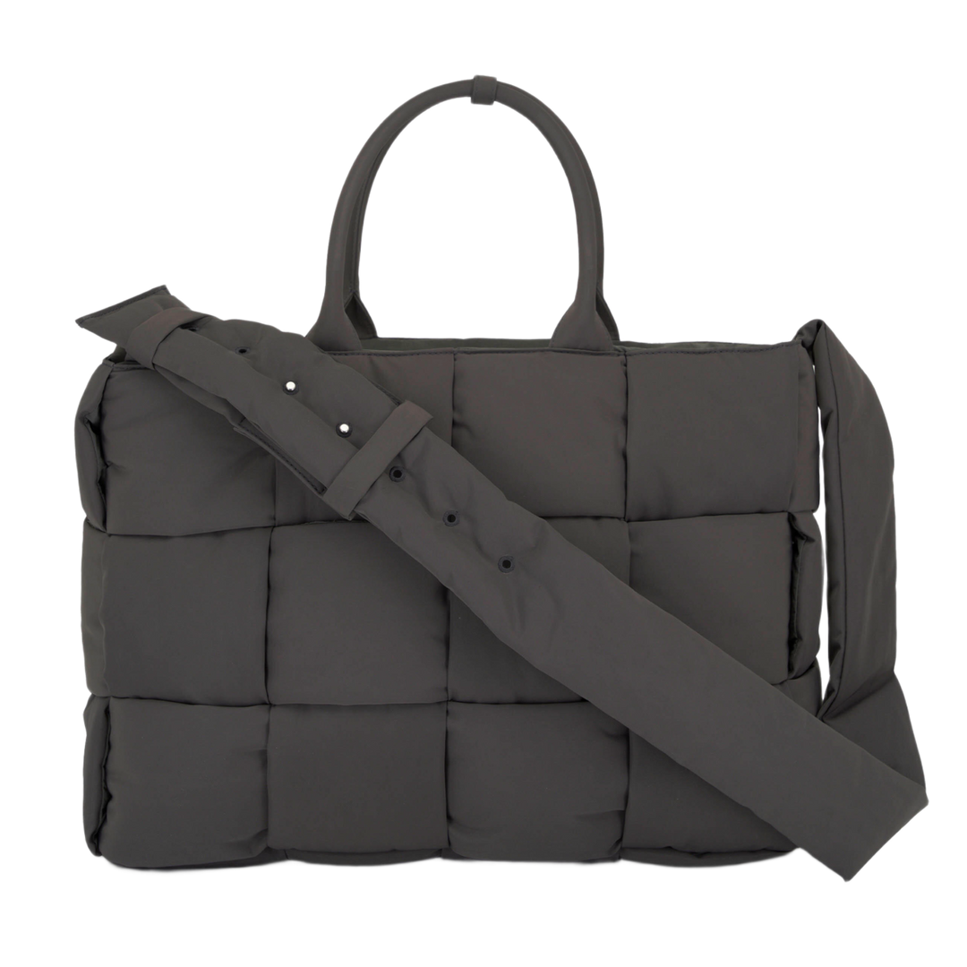 BOTTEGA VENETA 'GRAPHITE' PADDED TOTE BAG