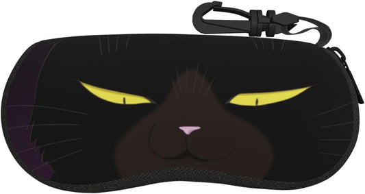 Yukichi Fukuzawa (19) Eyeglass Case, Characters, Popular, Cute, Stylish, Eyeglass Case, Hard, Compact, Unisex, Sunglasses Case, Storage, Lightweight, Fashionable, Anime & Moe Goods, Black