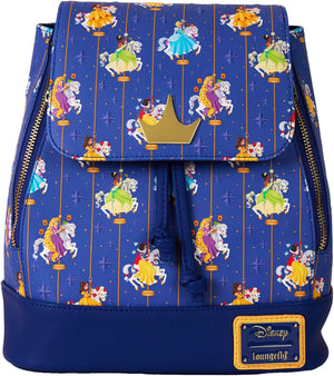 Loungefly Disney Princess Carousel Mini Mochila