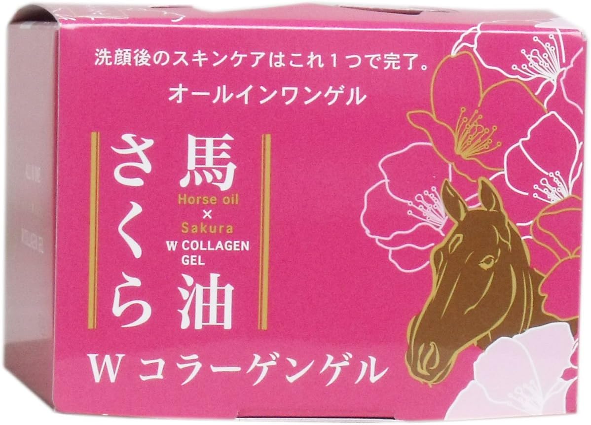 フェニックス 馬油さくら オールインワンゲル Wコラーゲンゲル 100g