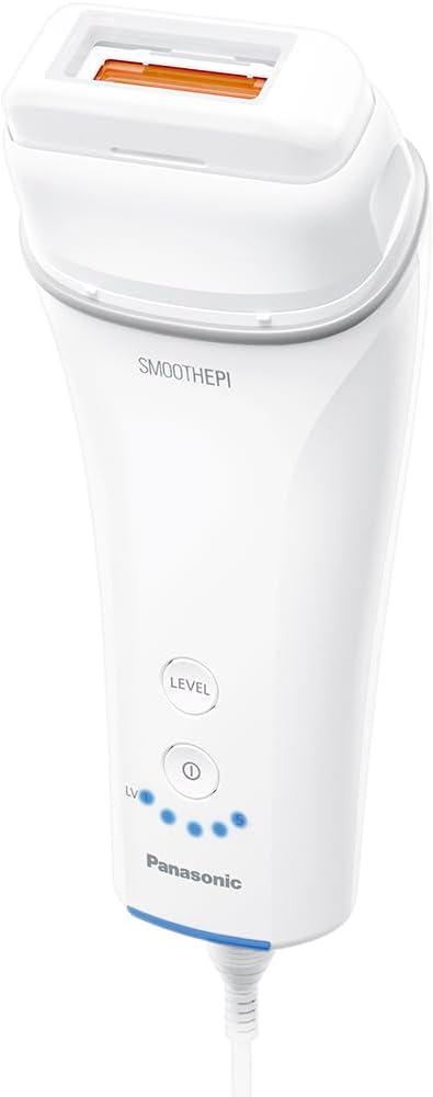 Panasonic ES-WH7A-W Light Hair Removal Device, Smooth Epi for Body & Face, VIO Compatible, Speed, Men's, Women's, Light Hair Removal Device, White