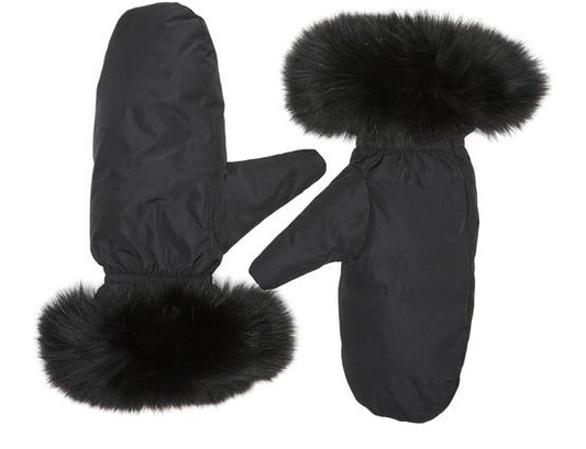YVES SALOMON Fox fur gloves - Image 1