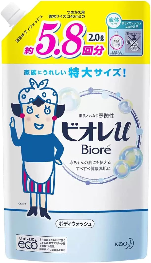 Biore U Body Wash Refill, 0.6 gal (2 L)