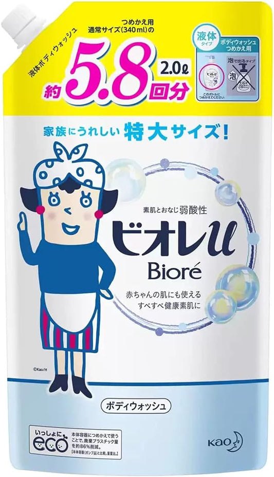 Biore U Body Wash Refill, 0.6 gal (2 L)