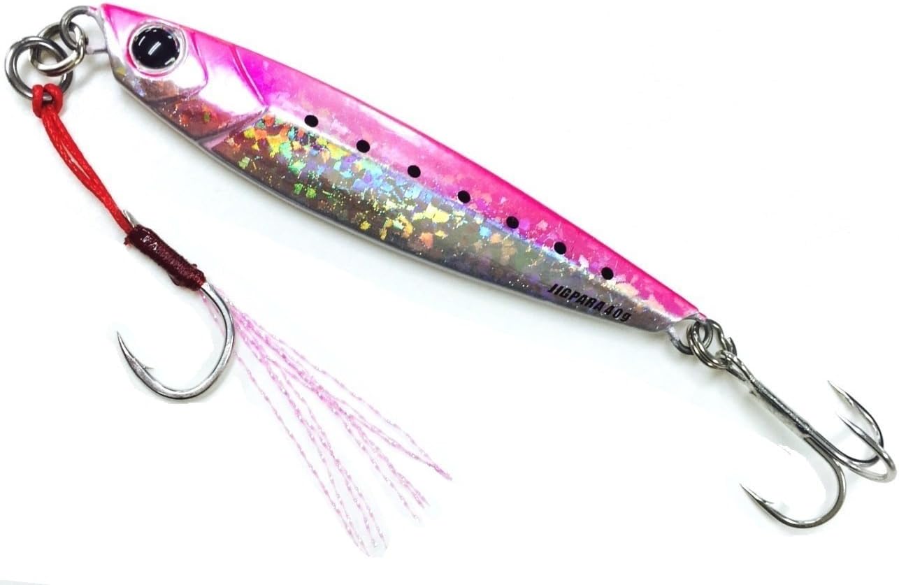 Major Craft Lure, Metal Jig, Jigpara, Short, JPS 0.7/1.1/1.4/1.8/2.1 oz (20/30/40/50/60 g), Variations Available