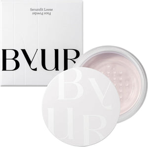 ByUR By Your Face Powder Loose Moist Moisturizing Collapse Prevention Pore Cover Korea Popular Serum Fit [Official Genuine Product] (Silky Semi-Matte [Loose Powder 01 Clear])
