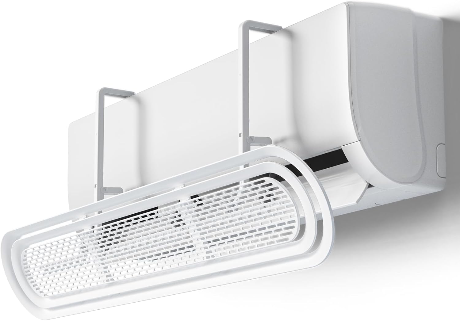 Air Conditioner, Windshield, Direct Impact, Bicyclic Wind Tunnel Design, 120° Wide Angle Blower, Air Conditioner, Wind Protection, Wind Direction, Adjustable, Energy Saving, Condensation
