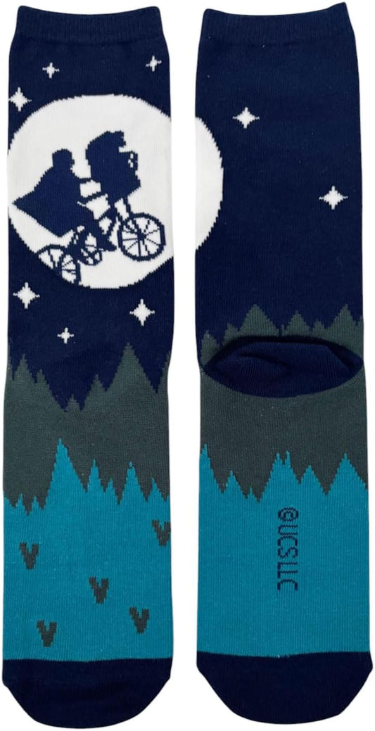 Small Planet E.T. High Socks Night Sky