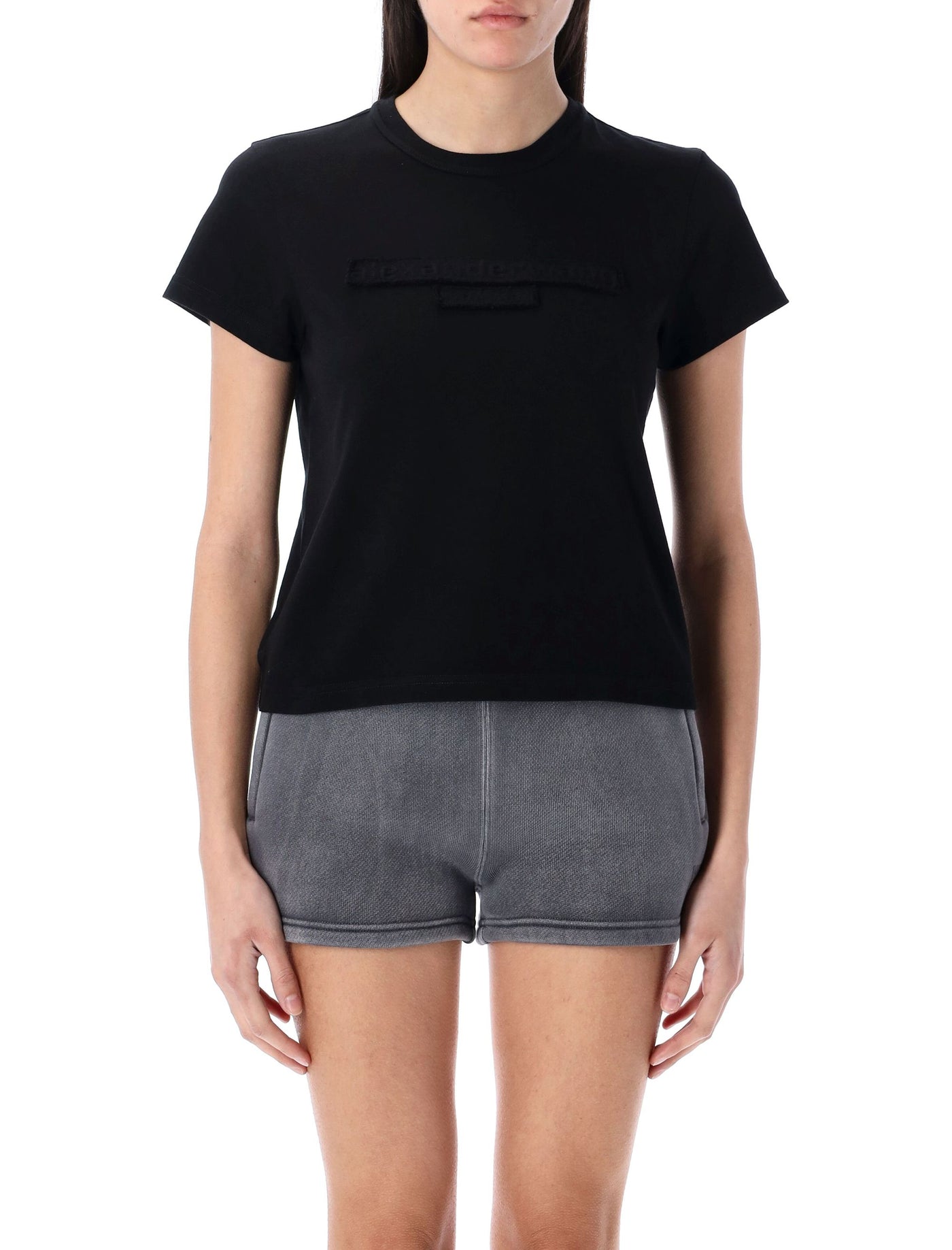Alexander Wang アレクサンダー・ワン・Tシャツとポロス・ブラック - Image 1
