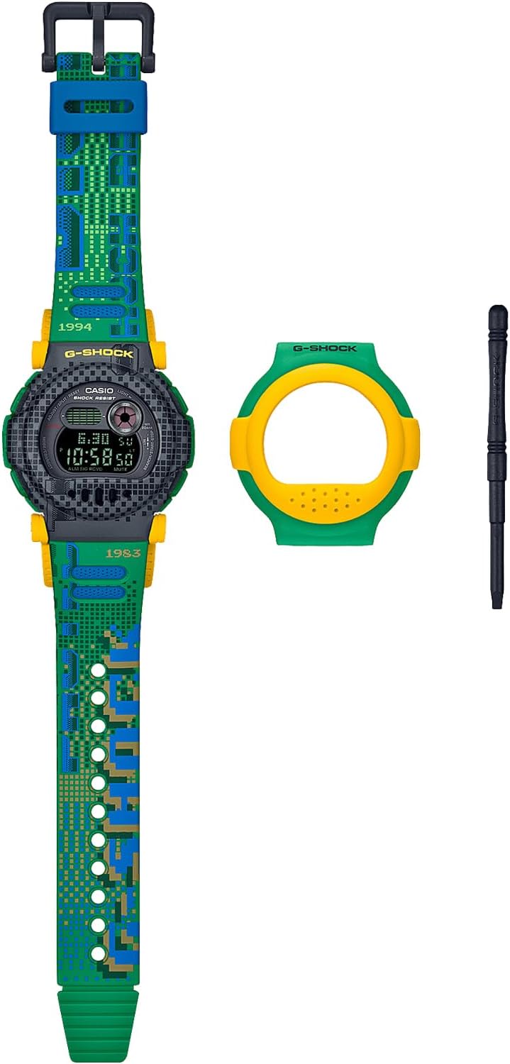 Casio G-B001 80's Retro Wristwatch, Limited Edition / Green, Modern
