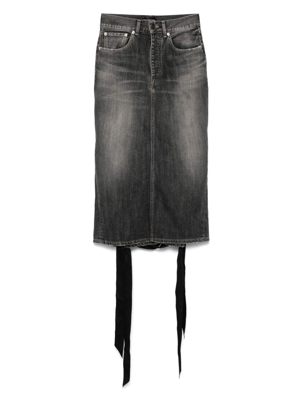 Balenciaga バレンシアガレースアップデニムスカート - Image 1