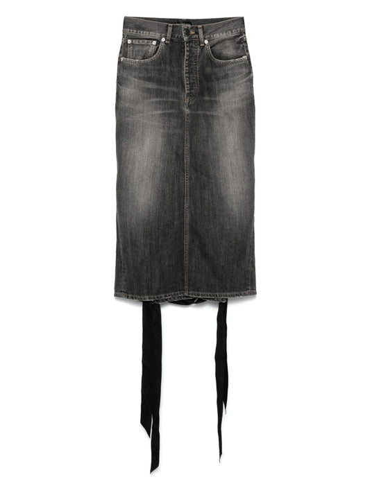 Balenciaga バレンシアガレースアップデニムスカート - Image 1