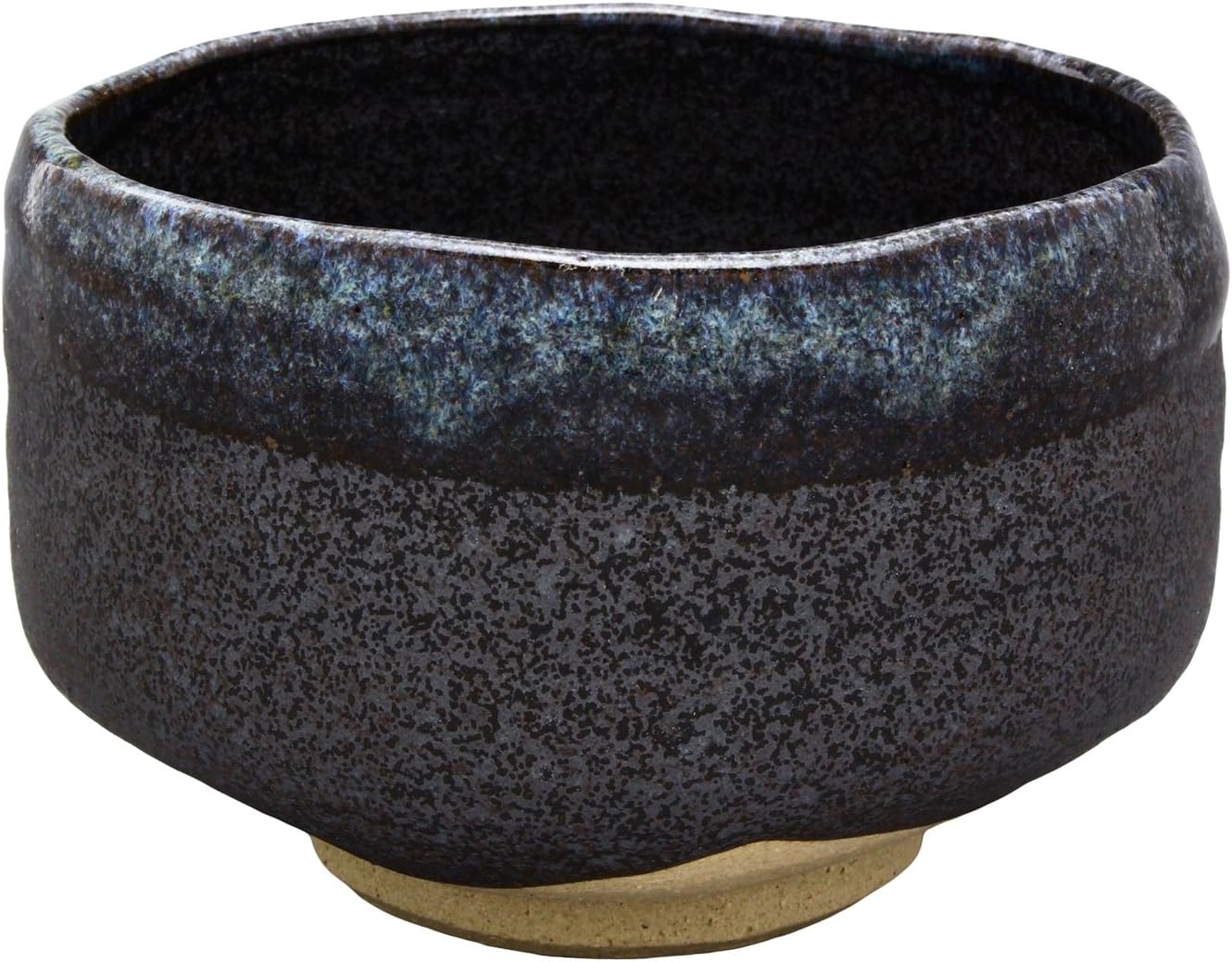 Mino Ware Matcha Bowl, Black Karatsu