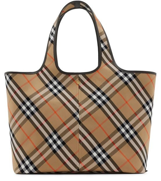 BURBERRY チェック柄 トートバッグ - Image 1