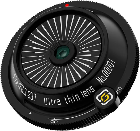 SG-image 24mm F6.3 Ultra Thin Lens Canon RF Mount Black