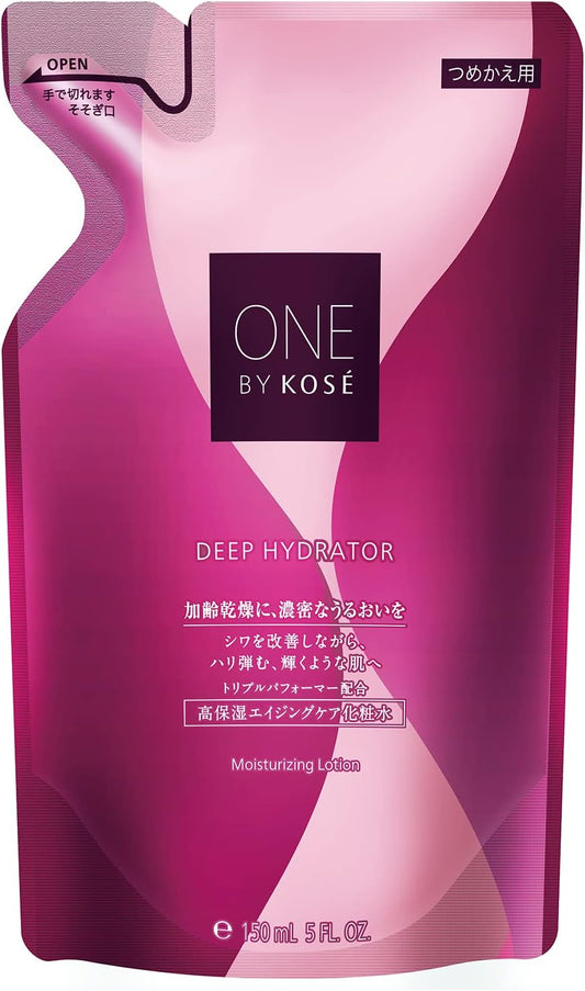 【医薬部外品】 ONE BY KOSE(ワンバイコーセー) ディープ ハイドレーター (つめかえ用) 150mL 化粧水 高保湿 エイジングケア シワ改善 美白