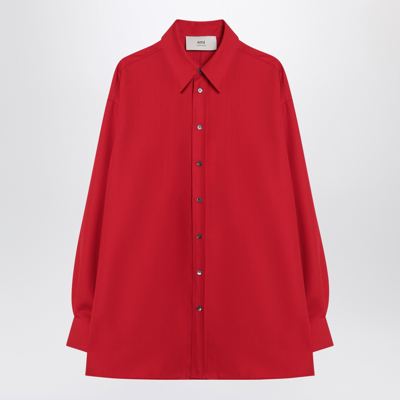 Ami Paris アミパリレッドウールシャツ - Image 1