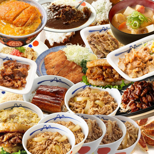 【Matsuya Select】2024 (23 types of 35 meals) Matsuya Premium Lucky Bag*Beef meal, Curry, Pork Meshi, Yakiniku, Tonkatsu, Gyumeshi Rice Burger, Eel, Pilaf, Grilled Rice Noodle