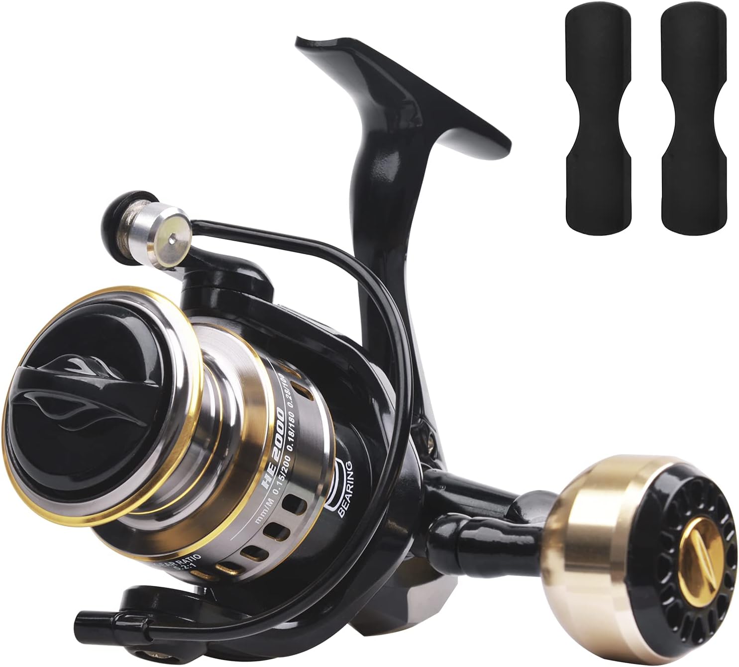 SHADDOCK Spinning Reel, Saltwater Fishing, 2000, 3000, 4000, 5000, 6000, 7000, Far Throw Reel, Bus, Sea Bass, Jigging, Perfect for Beginners, All Metal, 12BB, 5.2:1, Shockproof, Maximum Drag Force,