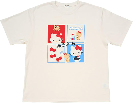 Sanrio Hello Kitty Oversized T-shirt, Body: 65% Polyester, 35% Cotton, Rib: 62% Polyester, 33% Cotton, 5% Polyurethane 607665