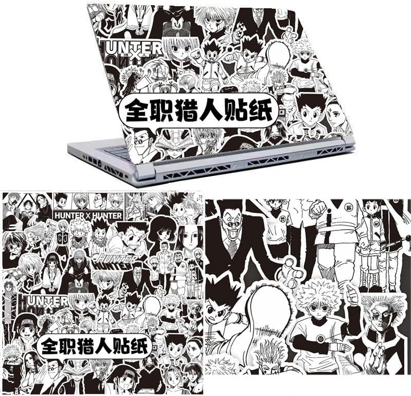 Hunter x Hunter Stickers Set of 70 Pieces, Cute Anime Waterproof Decals, Adorable and Stylish Manga DIY Stickers for Cars, Motorcycles, Bicycles, Favorite Suitcases, Motorcycles, Helmets, etc., Gift