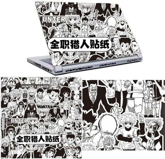 Hunter x Hunter Stickers Set of 70 Pieces, Cute Anime Waterproof Decals, Adorable and Stylish Manga DIY Stickers for Cars, Motorcycles, Bicycles, Favorite Suitcases, Motorcycles, Helmets, etc., Gift