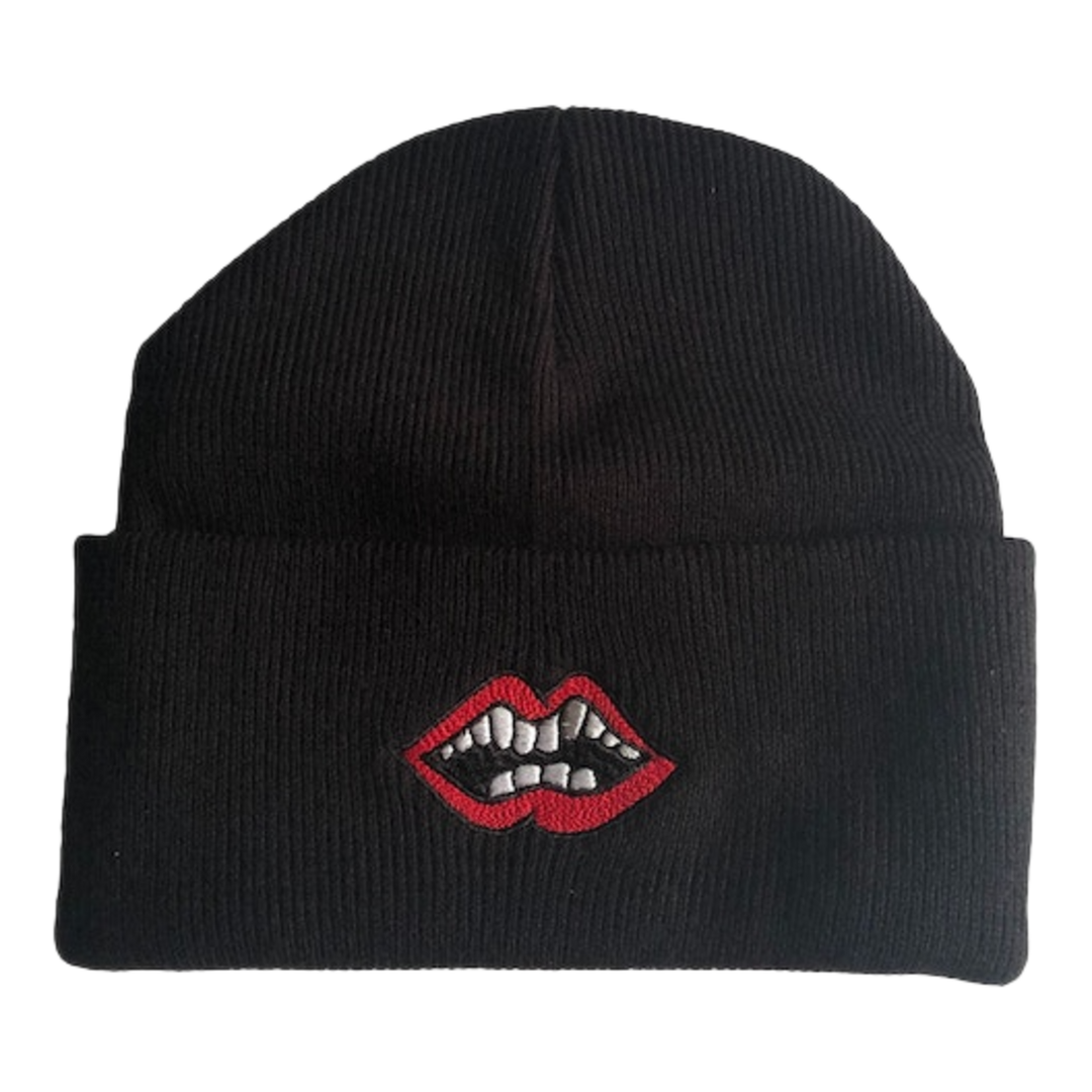 CHROME HEARTS MATTY BOY 'CHOMPER' BLACK BEANIE