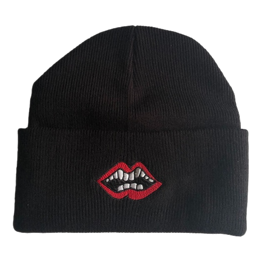 CHROME HEARTS MATTY BOY 'CHOMPER' BLACK BEANIE