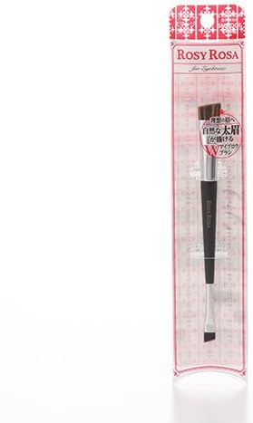 Rosy Rosa Double-Ended Eyebrow Brush, Smudge Type