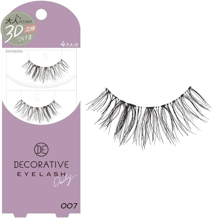 デコラティブアイラッシュ < 007 > (上つけまつげ4ペア入) SE43546 デコラティブ つけま 付けまつげ つけまつ毛 ツケマ