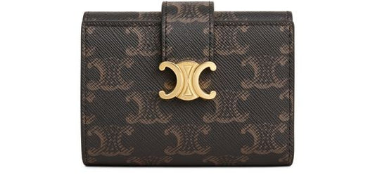 Fine wallet Celine Victoire in Triomphe canvas - Image 1
